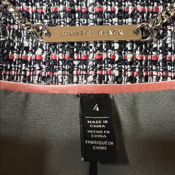 NWOT Tweed Moto Jacket - WHBM (4). - Picture 2 of 4